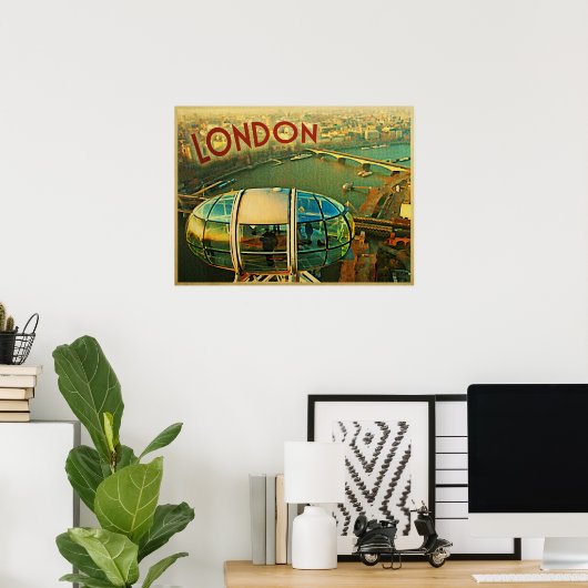 London Panorama Poster (Heimbüro)