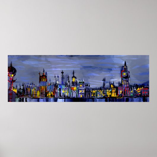 London Panorama Poster (Vorne)