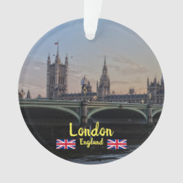 London Panorama Weihnachtsschmuck Ornament