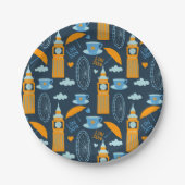 London Pappteller (Vorderseite)