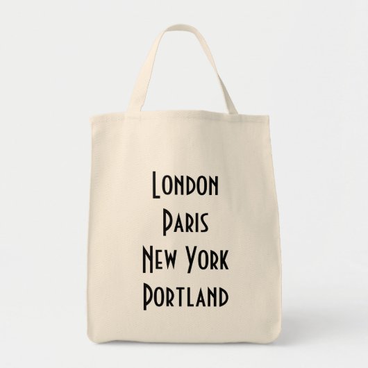 London Paris New York Portland Tragetasche (Vorne)
