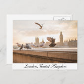 London, Parlament Postcard Postkarte (Vorne/Hinten)