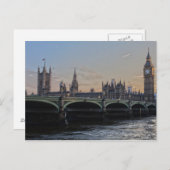 London, Parlament Postcard Postkarte (Vorne/Hinten)