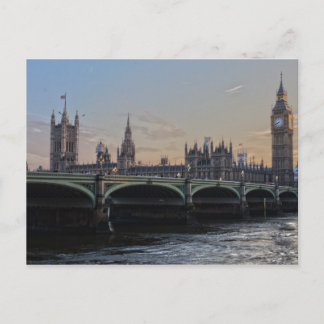 London, Parlament Postcard Postkarte