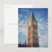 London - Parlamentsgebäude Feiertagspostkarte (Vorne/Hinten)