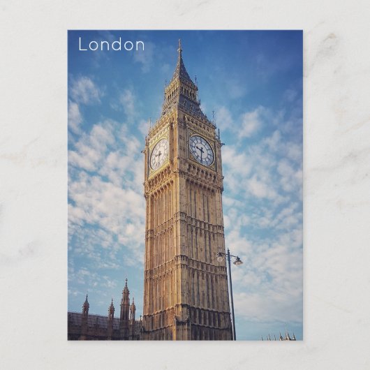 London - Parlamentsgebäude Feiertagspostkarte (Vorderseite)