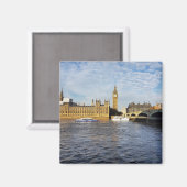 London - Parlamentsgebäude Magnet (Vorderseite/Rückseite)