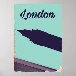 London Parliament Big ben Vintage-Plakat Poster