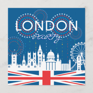 London Party Einladung