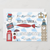 London - Party Einladung (Vorderseite)