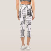 London Pattern Capri Leggings (Rückseite)