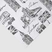 London Pattern Seidenpapier (Ausschnitt)