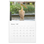 London-Pelikanen im St James's Park Kalender (Feb 2027)