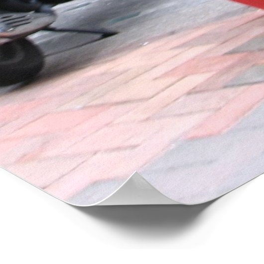 London Phone Booth Poster (Ecke)