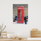 London Phone Booth Poster (Kitchen)