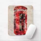London Phone Box Mousepad (Mit Mouse)