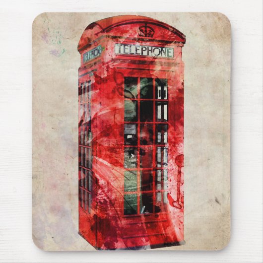 London Phone Box Mousepad (Vorne)