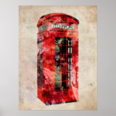 London Phone Box Poster (Vorne)