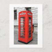 London Phone Box Postkarte (Vorderseite)