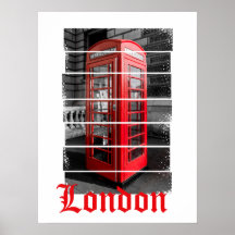 London Phone Box Vintag Souvenir