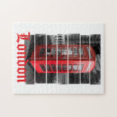 London Phone Box Vintag Souvenir Puzzle (Horizontal)