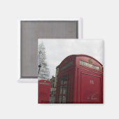 London Phone Boxes Magnet (Vorderseite/Rückseite)