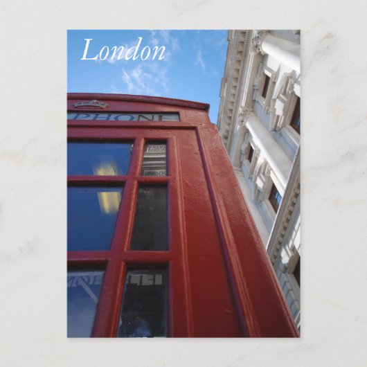 London Phone Stand Postkarte (Vorderseite)