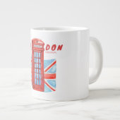 London Phonebooth Jumbo-Tasse (Vorderseite Rechts)