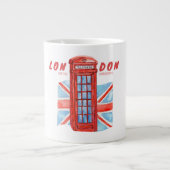 London Phonebooth Jumbo-Tasse (Vorderseite)
