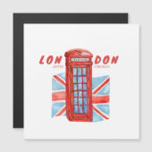 London Phonebooth Magnetkarte (Vorne/Hinten)