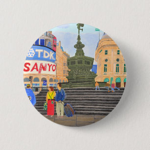 London, Piccadilly Circus Button