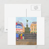 London, Piccadilly Circus Postkarte (Vorne/Hinten)