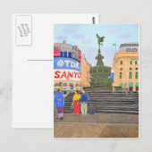 London, Piccadilly Circus Postkarte (Vorne/Hinten)