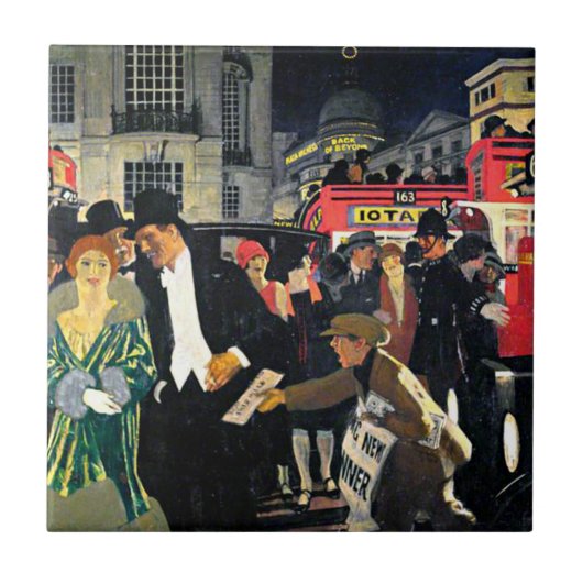 London, Piccadilly Fliese (Vorderseite)