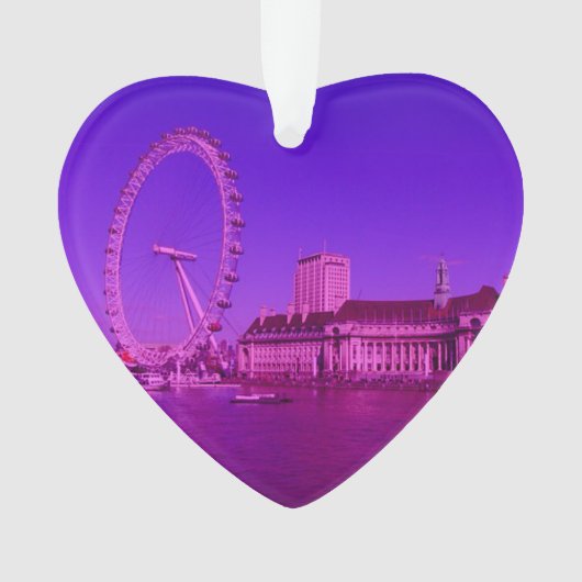 London-Pink Ornament (Vorderseite)