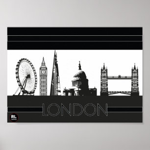 London-Plakat Poster