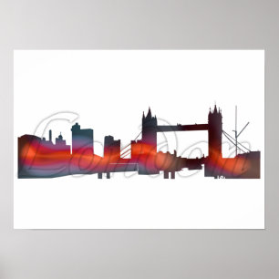 London-Plakat Poster