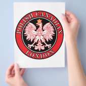 London Polnischer Adler Flyer (Hand)