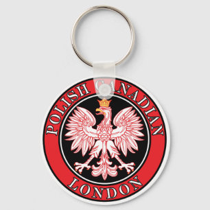London Polnischer Adler Schlüsselanhänger