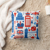 London Pop Icons Coaster  Kissen (Decke)