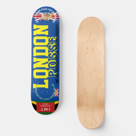 LONDON POSSE 8 1/4" Skateboard Deck (Vorderseite)