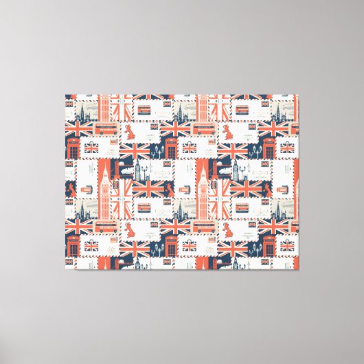 London Post Canvas Print Leinwanddruck (Vorderseite)