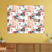 London Post Canvas Print Leinwanddruck (Insitu (Wohnzimmer))