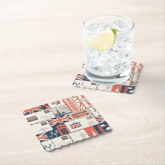 London Post Coasters Untersetzer (Vor Ort)