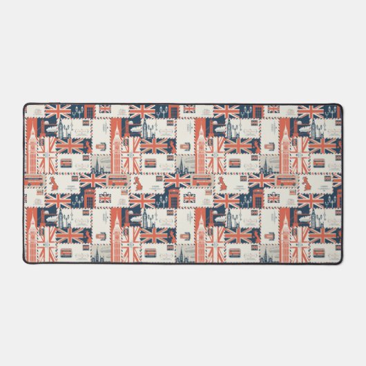 London Post Desk Mat Schreibtischunterlage (Vorderseite)