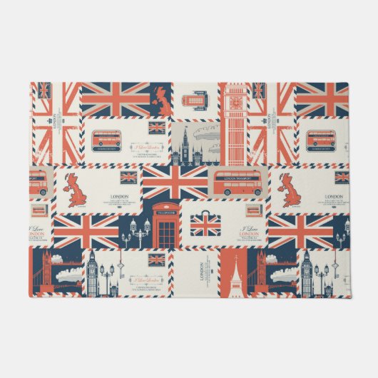 London Post Doormat Fußmatte (Vorderseite)