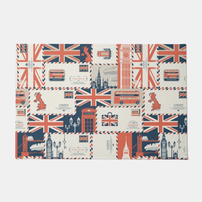 London Post Doormat Fußmatte (Vorderseite)