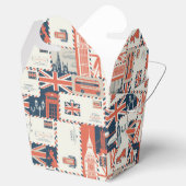 London Post Favor Box Geschenkschachtel (Geöffnet)