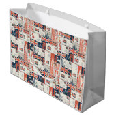 London Post Gift Bags Große Geschenktüte (Rückseite Schrägansicht)