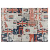 London Post Glass Cutting Board Schneidebrett (Vorderseite)